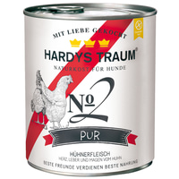 Hardys Traum Nassfutter Pur No. 2 Huhn