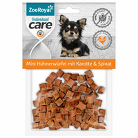 ZooRoyal Individual care Mini Hühnerwürfel mit Karotte &amp; Spinat 70g