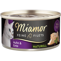 Miamor Feine Filets naturell Huhn &amp; Ente