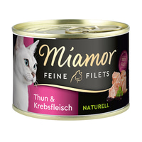 Miamor Feine Filets Naturell Thun &amp; Krebsfleisch