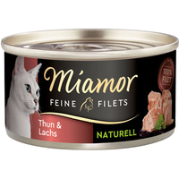 Miamor Feine Filets naturell Thun &amp; Lachs