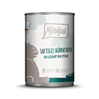 MjAMjAM Saftiges Hühnchen an gedämpftem Spinat