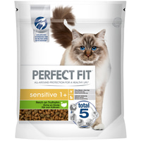 Perfect Fit Katzenfutter Sensitive 1 + reich an Truthahn