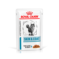 ROYAL CANIN Veterinary SKIN &amp; COAT Nassfutter für Katzen 12x85g