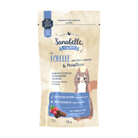 Sanabelle Katzensnack Forelle &amp; Preiselbeere 55g