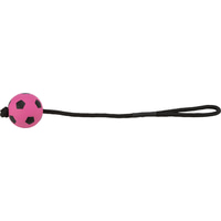 Trixie Neonball am Seil aus Moosgummi 6cm/30cm