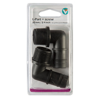 Velda L-part+screw 3/4 Inch (2 St.)