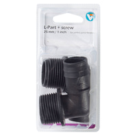 Velda L-part + screw 1 Inch