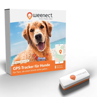 Weenect XS GPS Tracker für Hunde Weiß