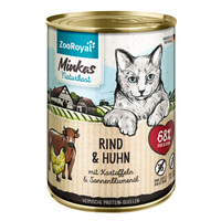ZooRoyal Minkas Naturkost Adult Rind &amp; Huhn mit Kartoffeln &amp; Sonnenblumenöl