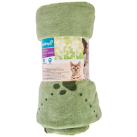 ZooRoyal Haustier Kuscheldecke olivgrün