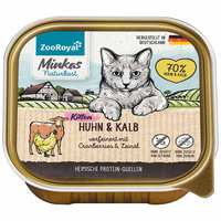 ZooRoyal Minkas Naturkost Kitten Huhn und Kalb mit Cranberries