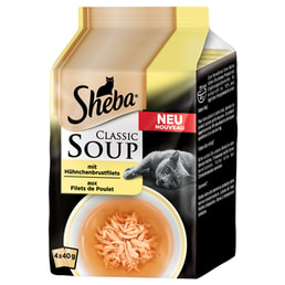 Sheba Soup Hühnchenbrustfilet Multipack 4x40g