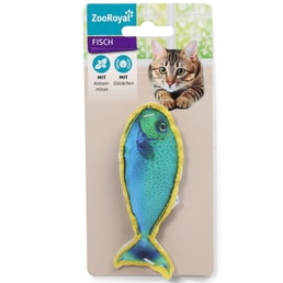 ZooRoyal Fisch mit Katzenminze &amp; Glöckchen