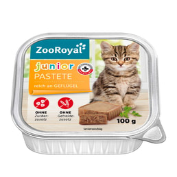 ZooRoyal Junior-Pastete reich an Geflügel