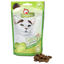 GranataPet Katzensnack Feinis Geflügel &amp; Katzengras