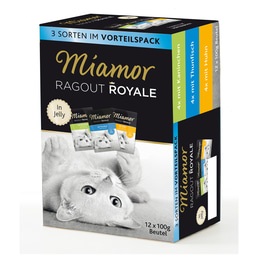 Miamor Ragout Royale Huhn, Thunfisch, Kaninchen in Jelly Multibox Adult