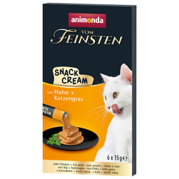 animonda vom Feinsten Snack Cream Huhn + Katzengras