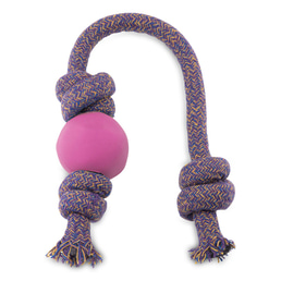 Beco Spielball mit Seil pink