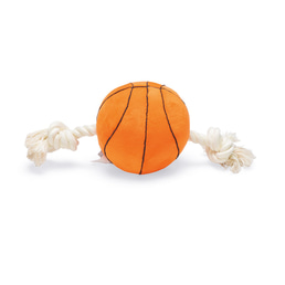 Beeztees Hundespielzeug Basketball mit Seil