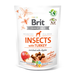 Brit Crunchy Cracker-Insekten, Truthahn und Äpfel