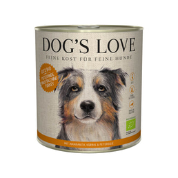 Dog's Love Bio Pute mit Amaranth, Kürbis und Petersilie