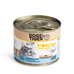 Dogs'n Tiger Wohltat Nassfutter Huhn &amp; Lachs