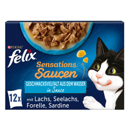 FELIX Sensations Saucen Geschmacksvielfalt aus dem Wasser 12x85g