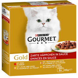 GOURMET Gold Zarte Häppchen in Sauce Mixpaket