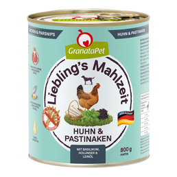 GranataPet Liebling's Mahlzeit Huhn und Pastinaken