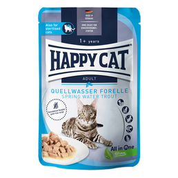 Happy Cat Meat in Sauce Quellwasser Forelle