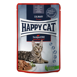 Happy Cat Tray Culinary Meat in Sauce Voralpen Rind