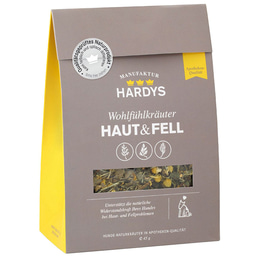 Hardys Nahrungsergänzung Wohlfühlkräuter Haut &amp; Fell 45g