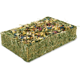 JR Farm Heu-Schale mit Blüten