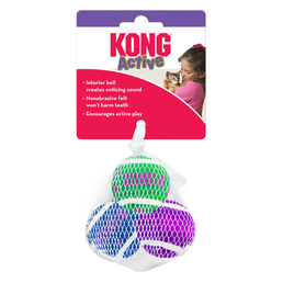 KONG Cat Active Tennis Balls w/Bells