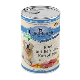 LandFleisch Dog Classic Senior Rind, Reis &amp; Kartoffeln