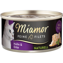 Miamor Feine Filets naturell Huhn &amp; Ente