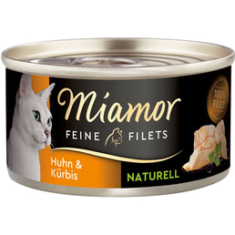 Miamor Feine Filets Naturelle Huhn und Kürbis