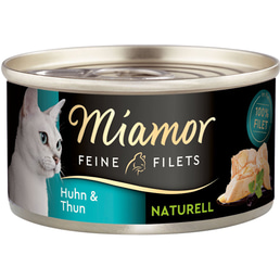 Miamor Feine Filets naturell Huhn &amp; Thun