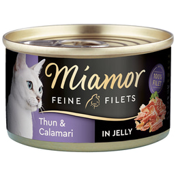 Miamor Katzenfutter Feine Filets in Jelly Thunfisch und Calamari