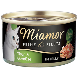 Miamor Katzenfutter Feine Filets in Jelly Thunfisch und Gemüse