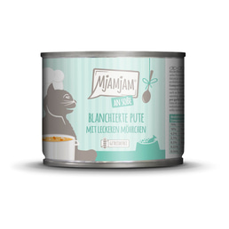 MjAMjAM blanchierte Pute mit Möhrchen an Soße