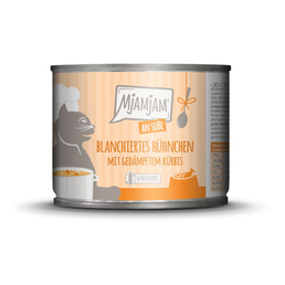 MjAMjAM blanchiertes Hühnchen mit Kürbis an Soße