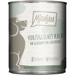 MjAMjAM vorzügliches Kalb an gedämpfter Zucchini