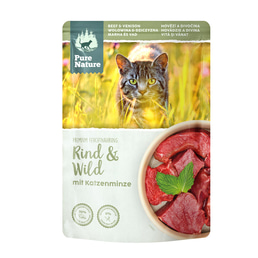 Pure Nature ADULT Rind &amp; Wild mit Katzenminze