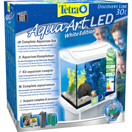 Tetra AquaArt LED Aquarium-Komplett-Set weiß