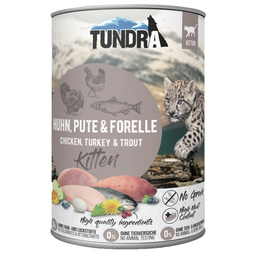 Tundra Cat Kitten Huhn, Pute &amp; Forelle