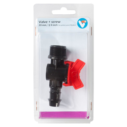 Velda Valve + screw 3/4 Inch