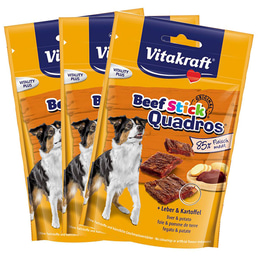 Vitakraft Hundesnack Beef-Stick Quadros Leber &amp; Kartoffel