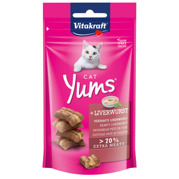 Vitakraft Katzensnack Cat Yums Leberwurst